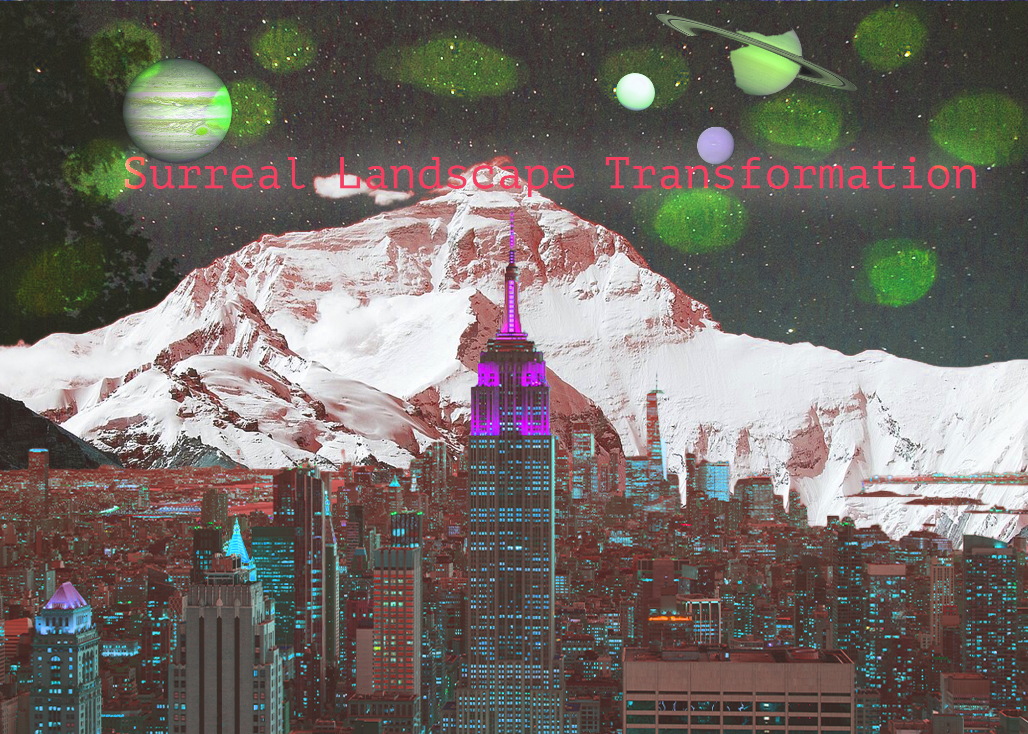 Surreal Landscape Transformation